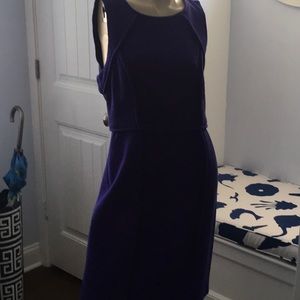 Purple sleeveless dress